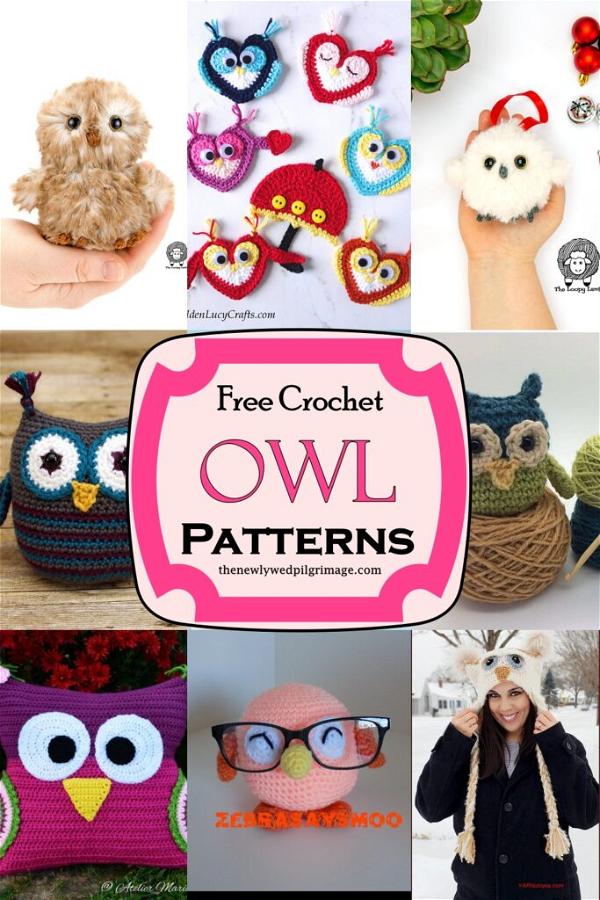 25 Free Crochet Owl Patterns - Mint Design Blog