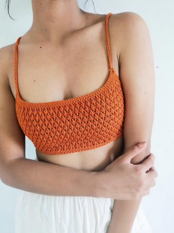 Crochet Bralette Pattern: The “Earth Mother” Bralette Crop Top - Crochet bralette  pattern for the Earth Mother Crochet bralette. Crochet bralette pattern for  Intermediate crocheters.