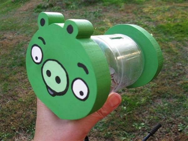 DIY Angry Birds Piggy Bank