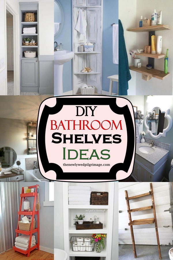 18 DIY Bathroom Shelves Ideas For Decor Lovers Mint Design Blog