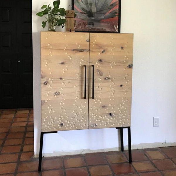 DIY Bubbly Bar Cabinet