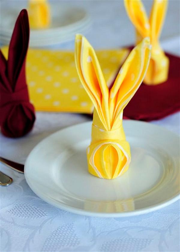 DIY Bunny Napkin