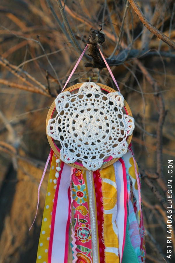 DIY Doily Dream Catcher