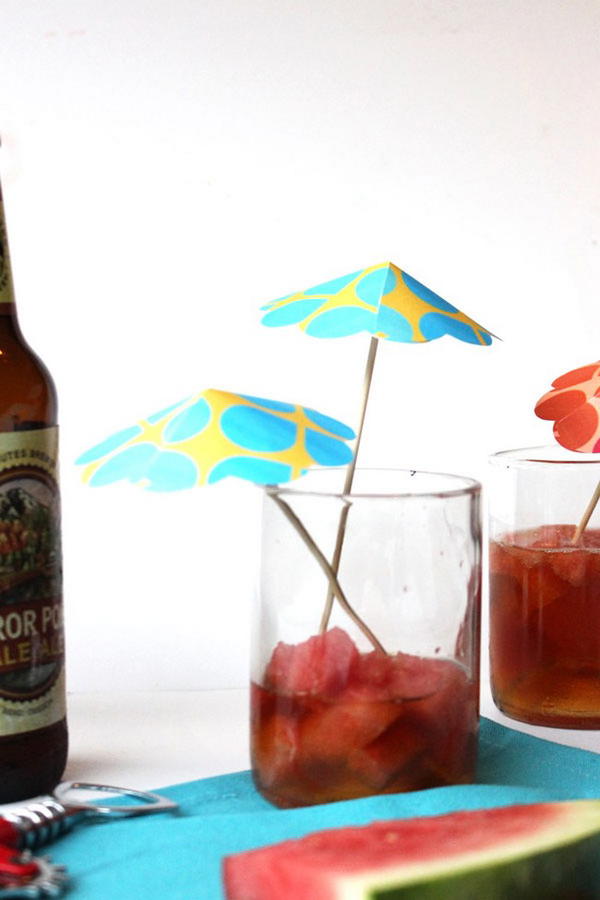 DIY Drink Umbrella