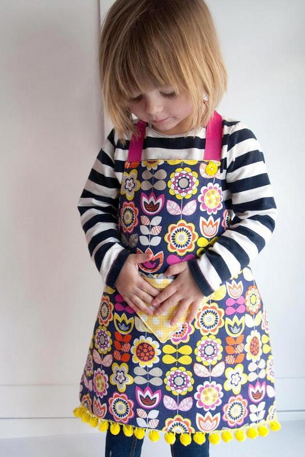 DIY Easy Kids Apron