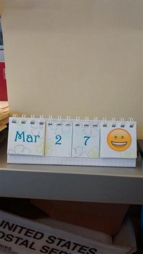 DIY Flip Calendar
