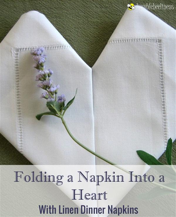 DIY Heart Napkin