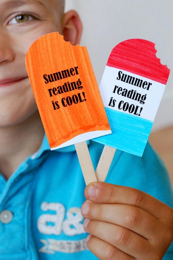 DIY Ice-cream Bookmark