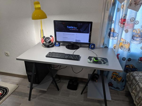 DIY Ikea Lerberg Computer Desk