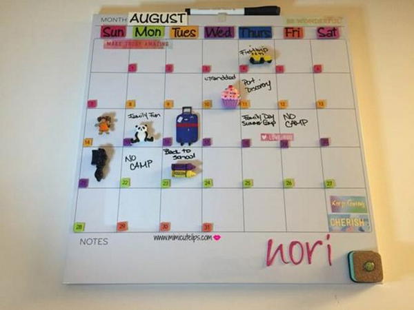 DIY Kids Calendar