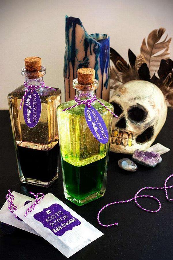 DIY Magic Potion Bottles