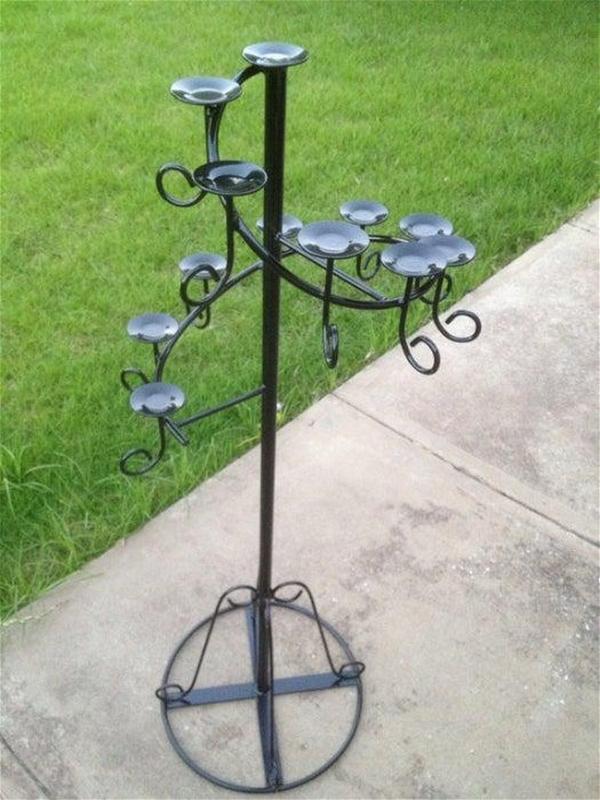 DIY Metal Candelabra