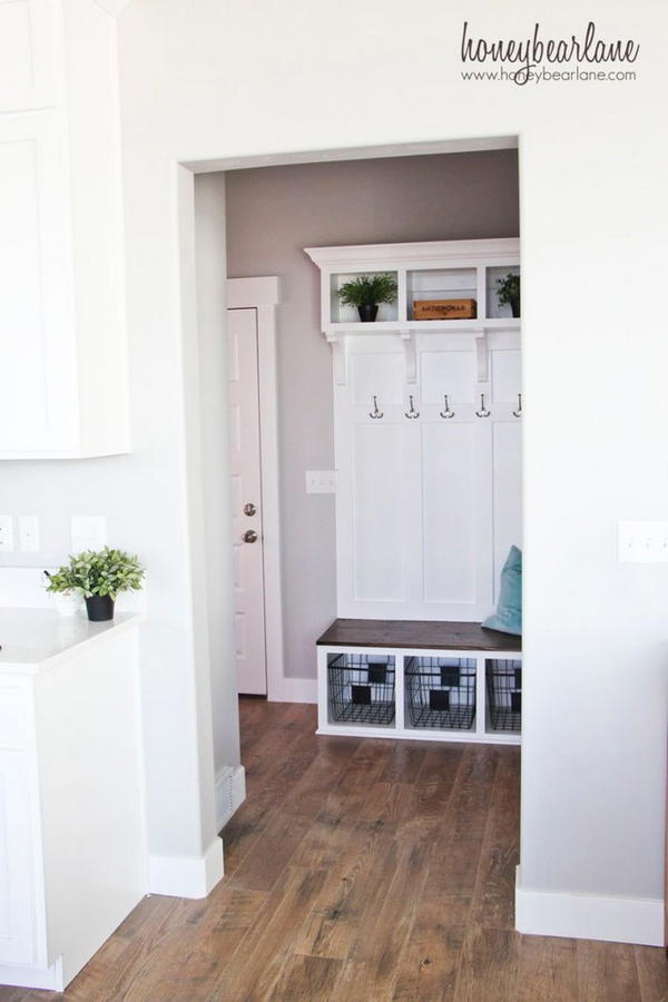 DIY Mudroom Bench