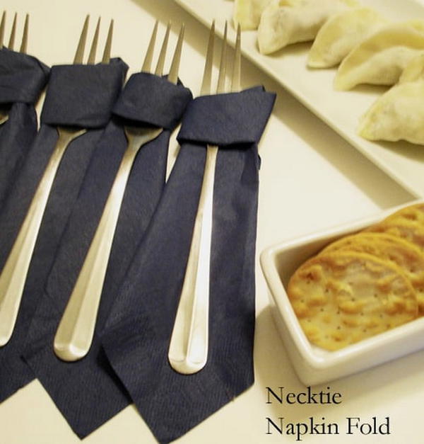 DIY Necktie Napkin