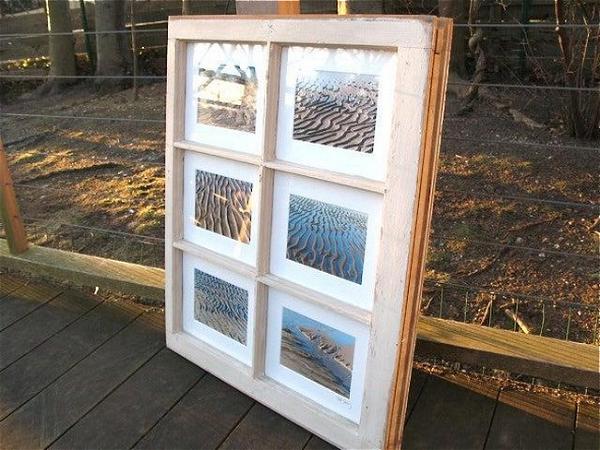 DIY Old Window Picture Frame