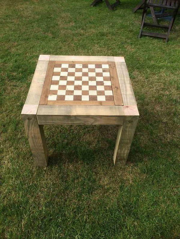 DIY Outdoor Chess Board