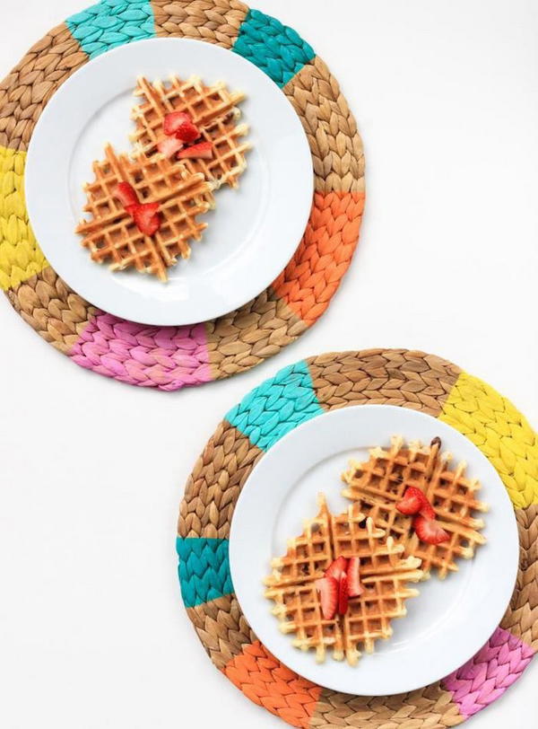 DIY Pinwheel Placemats