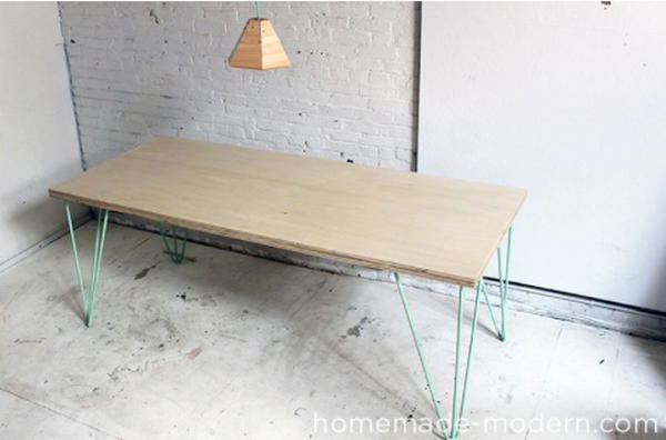 DIY Plywood Table Top