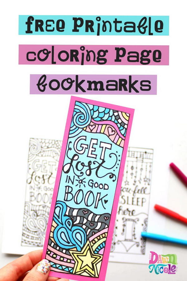 DIY Printable Bookmark