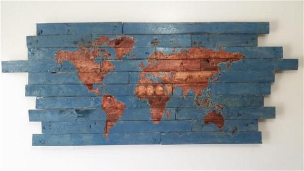 DIY Reclaimed Wood Wall Art