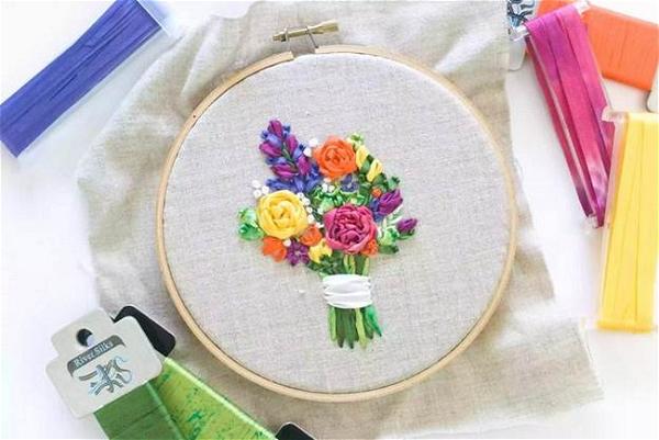 DIY Ribbon Embroidery
