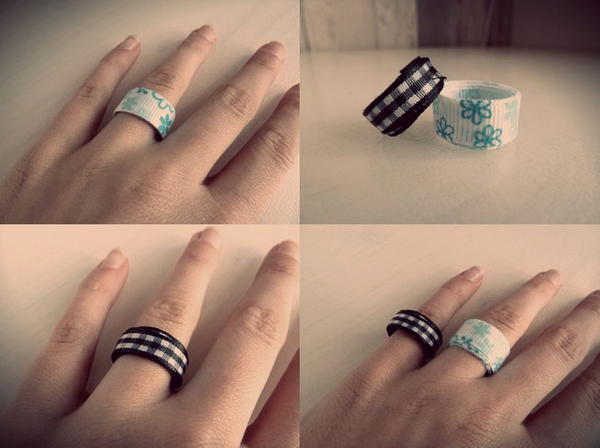 DIY Ribbon Rings