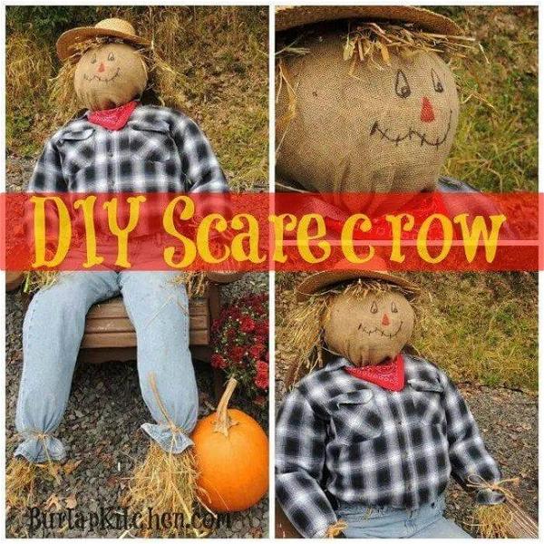 DIY Scarecrow For Birds
