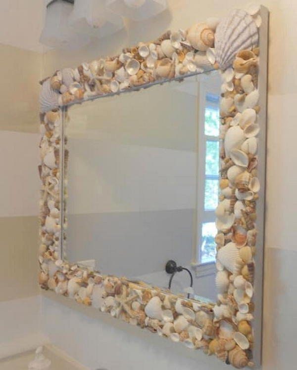 DIY Shell Mirror