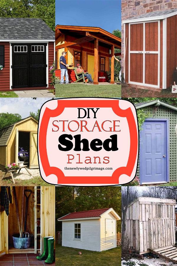 Diy shed plans for large equipment storage