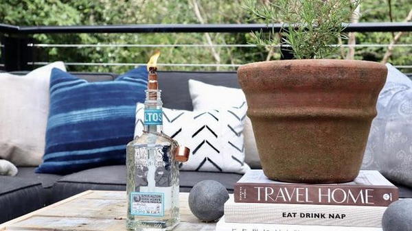 DIY Tabletop Tiki Torch