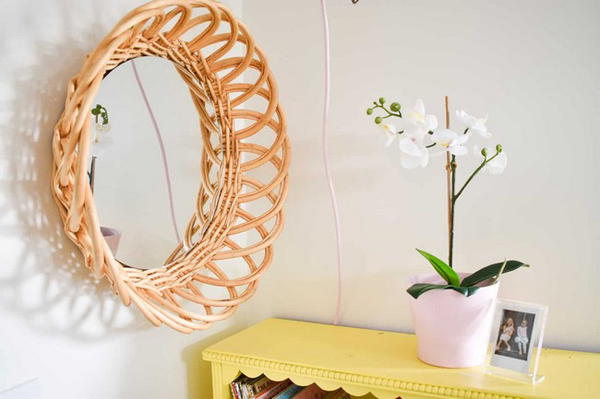 DIY Thrifted Boho Mirror