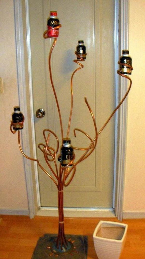 DIY Tiki Torch Tree