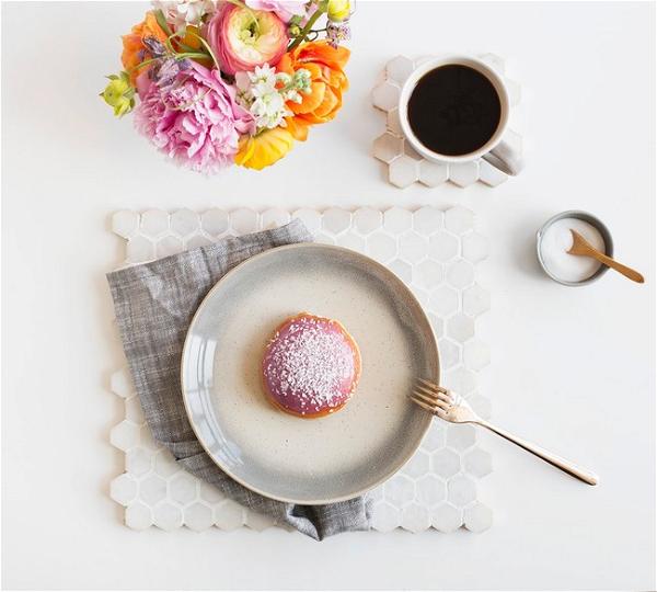 DIY Tiled Placemats