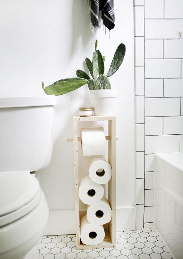 DIY Toilet Paper Stand