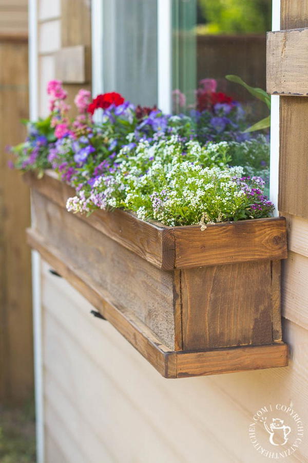 DIY Window Box and Shutters