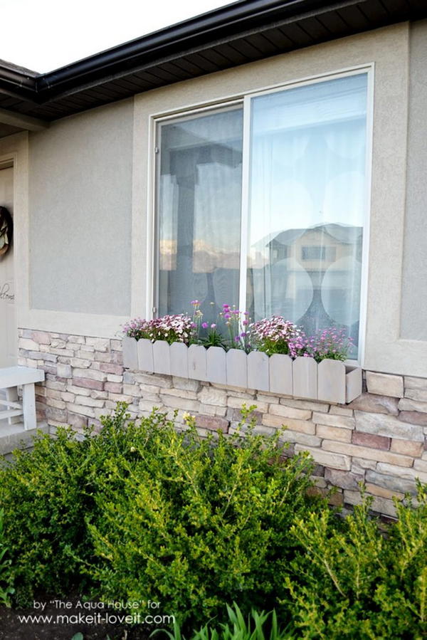 DIY Window Flower Boxes