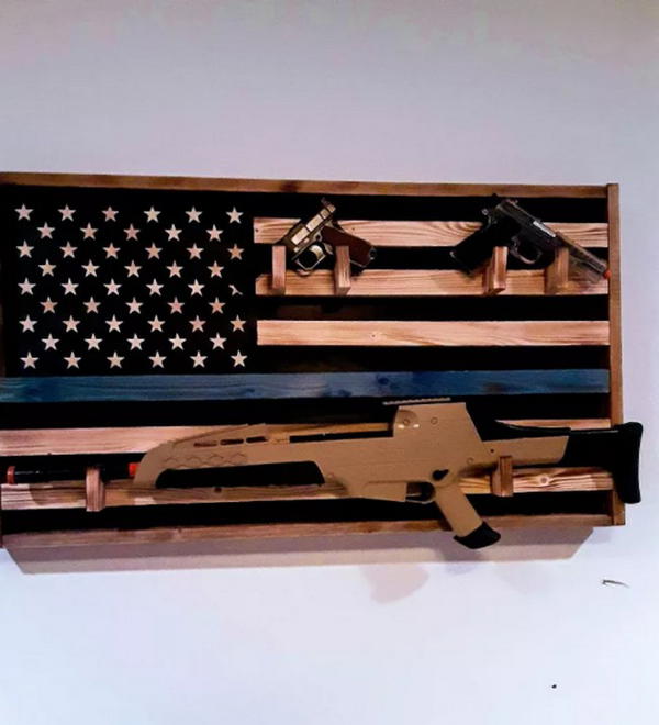 DIY Wood American Flag For Your Heros