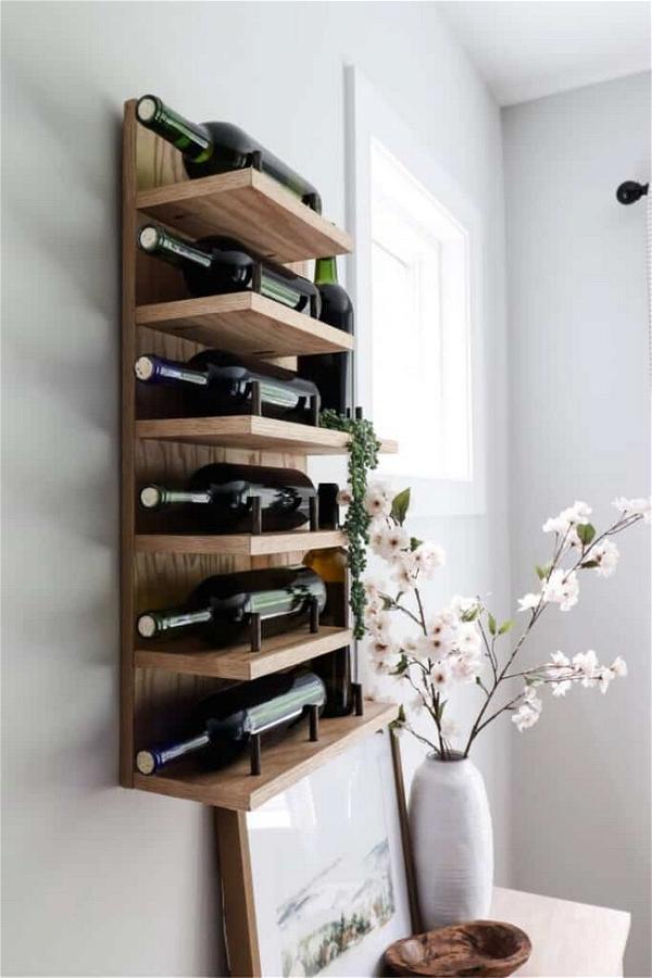 DIY Wood Wine Rack Plan