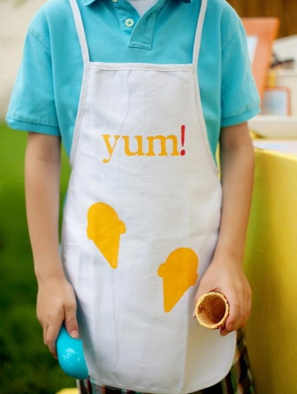 DIY Ice Cream Apron