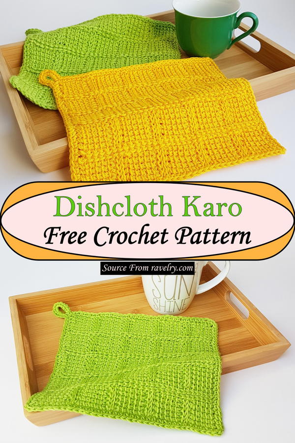 Dishcloth Karo