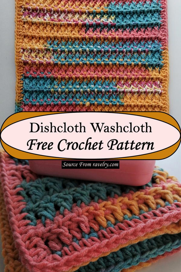 20 Free Crochet Dishcloth Patterns - Mint Design Blog