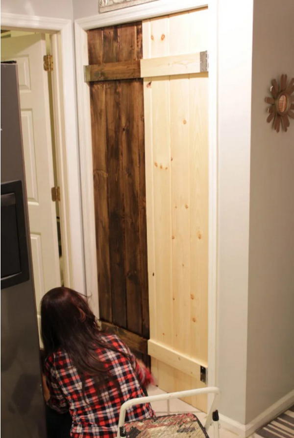 Double Pantry Barn Door