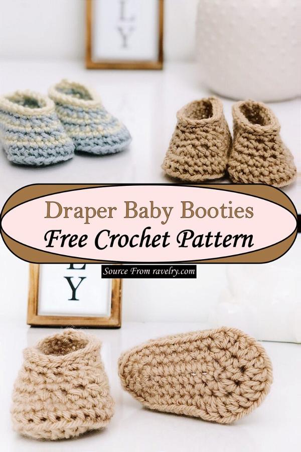 25 Free Crochet Baby Booties Patterns ( With Images ) - Mint Design Blog