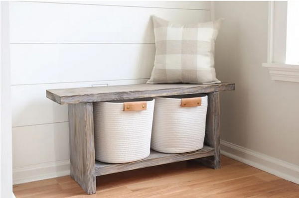 Easy DIY Entryway Bench for $10