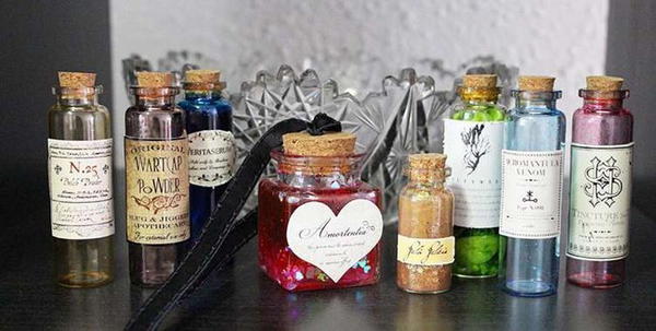 Easy DIY Potion Bottles