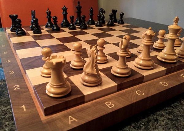 End Grain Chess Board Plan