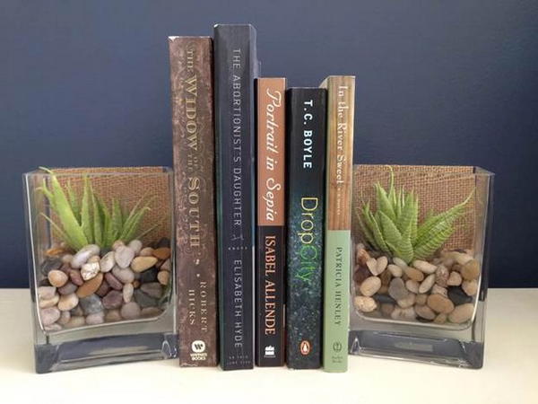 Fancy DIY Bookends