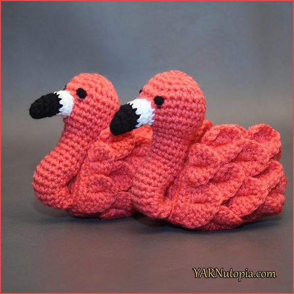 Flamingo Feet Baby Booties