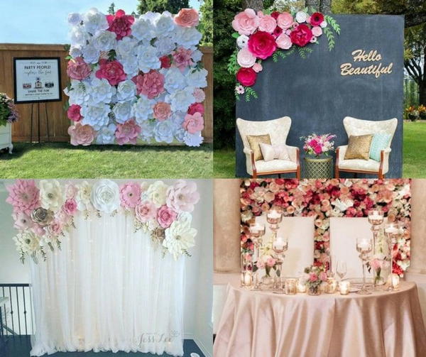 Flower Wall Backdrop