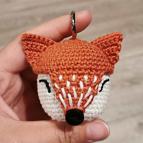 Fox Lip Balm Keychain